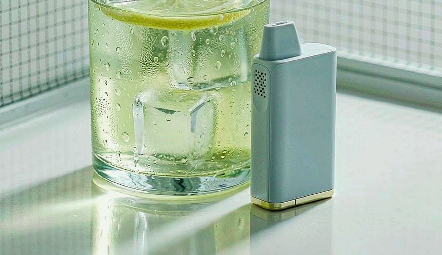 Algeria Convenience Store Long Shelf Vape packaging detail