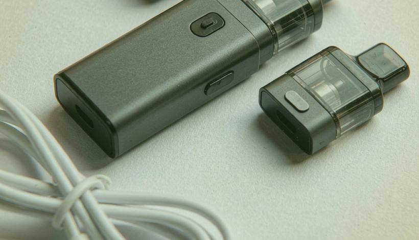 Algeria Convenience Store Long Shelf Vape packaging detail