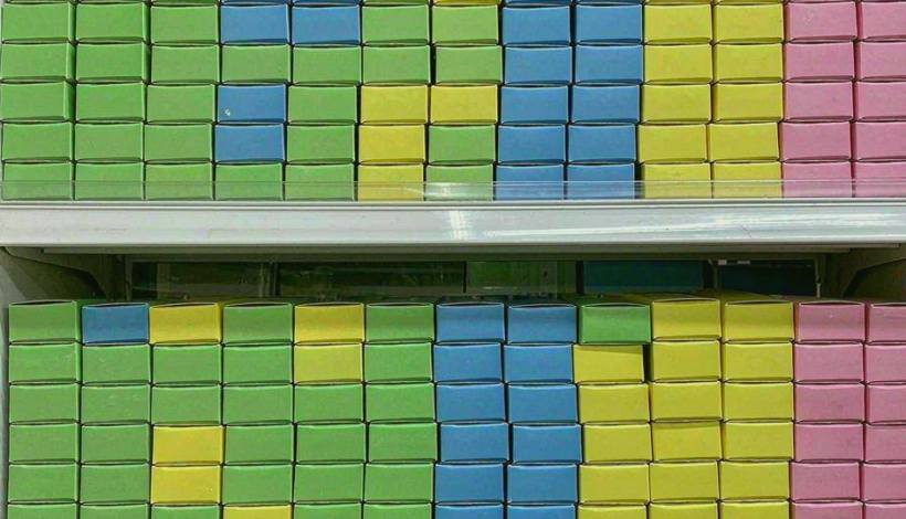 Algeria Convenience Store Long Shelf Vape packaging detail