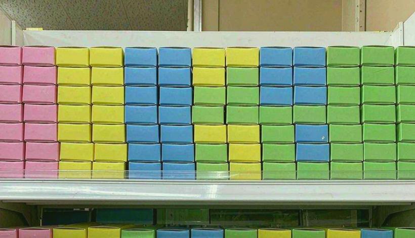 Algeria Convenience Store Long Shelf Vape packaging detail