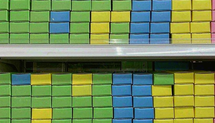 Merchandising for Distributors — Algeria Convenience Shelf Vape Trade — Algeria Convenience Store Long Shelf Vape Bulk