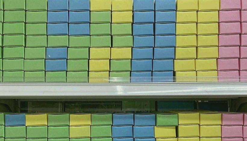 Algeria Convenience Store Long Shelf Vape packaging detail